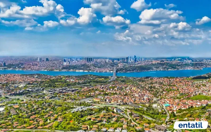 Çamlıca Kulesi'nden İstanbul Manzarası